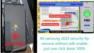 samsung A14 frp remove just one click android 13 finaly without adb just one click solution 100%work