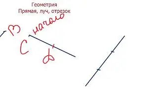 Математика 5 класс. Прямая,луч,отрезок