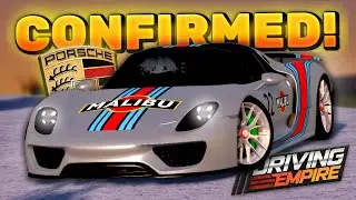 *PORSCHE* Is *CONFIRMED* COMING To Driving Empire! (Roblox)