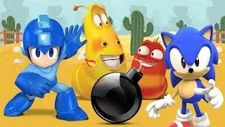 Learning Color For Kids with Bomb Color Megaman Sonic Lavar 02 - Bin Channel