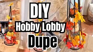 DIY Hobby Lobby Fall Decor Dupe...My Cost under $10 compare to Hobby Lobby's $69.99