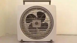Vintage Mistral Gyro-Aire Beige Box Fan Test