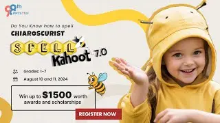 Hear the spelling bee buzz? Welcome to 98thPercentile's Spelling Bee Kahoot 7.0