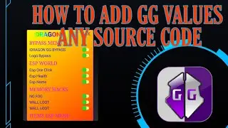 TUTORIAL HOW TO ADD GG VALUES ANY SOURCE CODE
