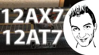 12AX7 vs. 12AT7 in V1 and V2: Distortion/gain comparison