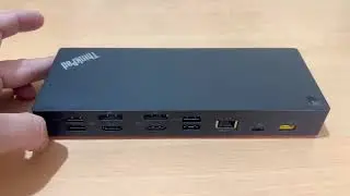 Lenovo ThinkPad doc with Lenovo P1 Touch Screen Laptop
