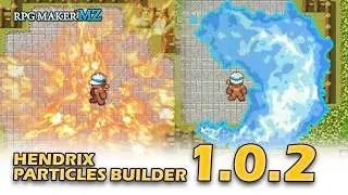 What's new in Hendrix Particles Builder 1.0.2 - RPG Maker MZ Plugin