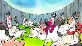 Весёлый мультик про быка
