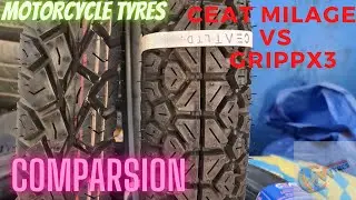 CEAT MILAZE VS GRIPP X3 MOTORCYCLE TYRES