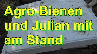 Agro Bienen und Julian mit am Stand