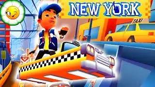 Subway Surfers #22 Обновление августа: Тони на жёлтом такси в Нью Йорке! На весь экран