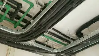 Chemins de câbles pour de la Climatisation || Au chantier