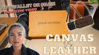 WHY LEATHER VERSION IS A BETTER CHOICE | IVY WALLET ON CHAIN MATERIAL COMPARISON