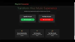 PlaylistConverter Demo: Seamless Playlist Transfer Between Music Platforms | 
