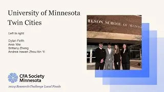 The 2024 Research Challenge Local Finals - University of MN Twin Cities