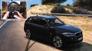 BMW X5M Unmarked ARV - GTA V | Logitech G29 🔥 When GTA VI ? Who waiting? REVIEW