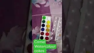 Camel Watercolour cakes #shorts