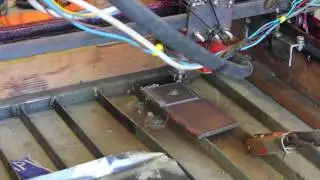 Homemade CNC Plasma Cutter Test Cut