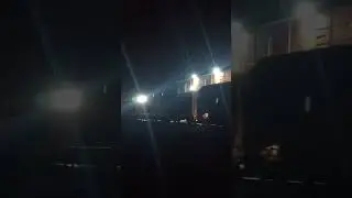 Freight Train quietly passing the SPC Factory under the cover of darkness #train