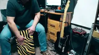 cajon + bass jam