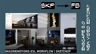 Sketchup Enscape 3.0 - New Video Editor (Messenger Call)