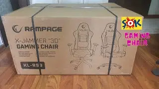 Rampage X-Jammer 3D Gaming Chair Kutu Açılımı ve İlk İzlenimler.