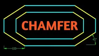 🔥Chamfer command in autocad !🔥 How to use Chamfer Command in Autocad Chamfer command tutorial
