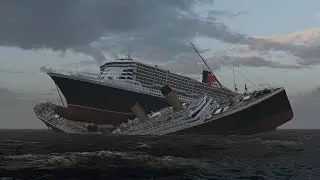 Столкновение Queen Mary и Титаника