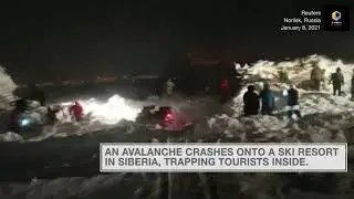 Avalanche Hits Siberian Ski Resort, Tourists Trapped