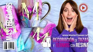 Decoración de Tazas y Termos con Resina