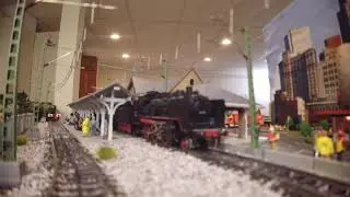 Cab ride train layout view| MARKLIN HO #Shorts