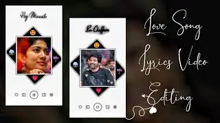 💫 Hey Minnale Lyrics Status Video Editing Kinemaster Tamil | Instagram Love Reels Video Editing