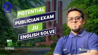 Potential JUian Exam Solve।। English।। Baki Billah