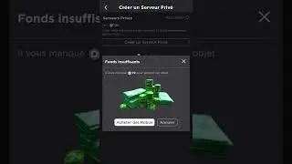 || Nouveau Hack Gratuit ✨ || - comment avoir un serveur priv gratuitement // #roblox #short