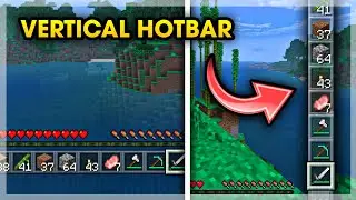 VERTICAL HOTBAR Addon For Minecraft PE/Bedrock! 🕹️