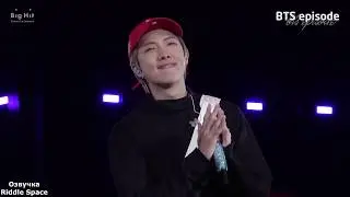 [ Озвучка Riddle Space ] Намджун на финальном концерте BTS 'SPEAK YOURSELF' в Сеуле