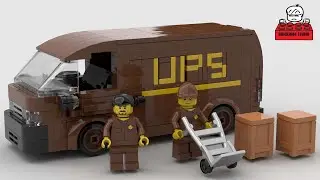 LEGO MOC #24-7  UPS HiAce Van