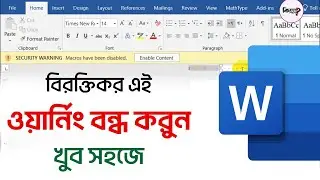 Macros have been disabled Fixed in MS Word! Security Warning