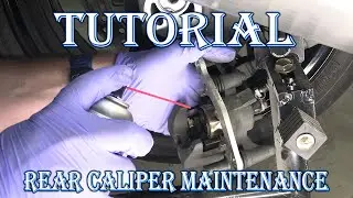 Kawasaki Ninja 1000SX - Rear Brake Caliper Maintenance