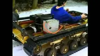 2/5 Scale Sherman M4A3E8 Tank Test Drive Part 2