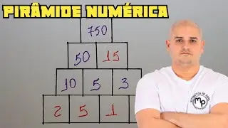 Pirâmide numérica - Multiplicação de números naturais
