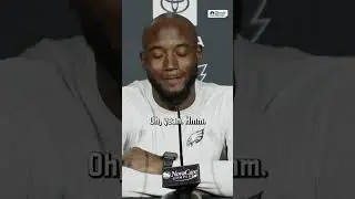 Eagles James Bradberry is asked about Juju Smith-Schuster's post-Super Bowl antics