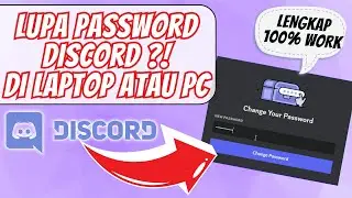 CARA MENGATASI LUPA KATA SANDI DI APLIKASI DISCORD LAPTOP ATAU PC TERBARU 2024 MUDAH BANGET