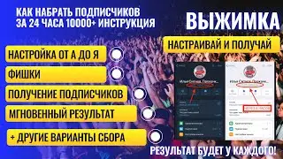 Как набрать +10000 подписчиков в telegram за 24 часа  Инструкция