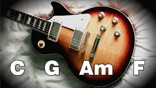 C Major Guitar Backing Track | Pop Ballad 80 Bpm