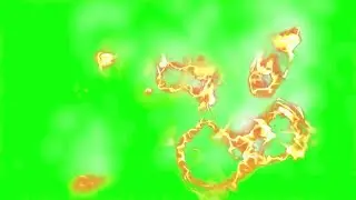 Burn Smoke Transition Green Screen || Green Screen Smoke || Chroma Key