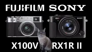 FUJIFILM X100V vs Sony Cyber-shot DSC-RX1R II