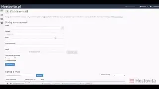 Jak utworzyć i zarządzać kontem email w cPanel / Email management in cPanel