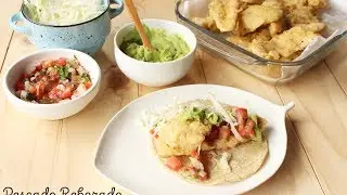 Tacos de Pescado con Rebozado de Cerveza