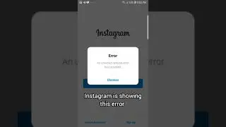 INSTAGRAM IS NOT WORKING 5XX  SERVER ERROR SOLUTION 100%(might not be what it seems)